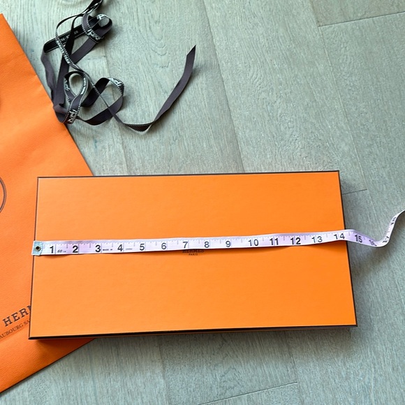 Hermes shopping bag, box, and original ribbon shawl 140 size - Picture 4 of 12